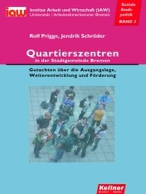 cover image of Quartierszentren in der Stadtgemeinde Bremen